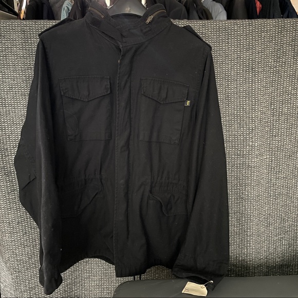 SOLD. HP! Alpha Industries Navy Defender Field Coat with Hood, XL, Brand-new! - Picture 16 of 16